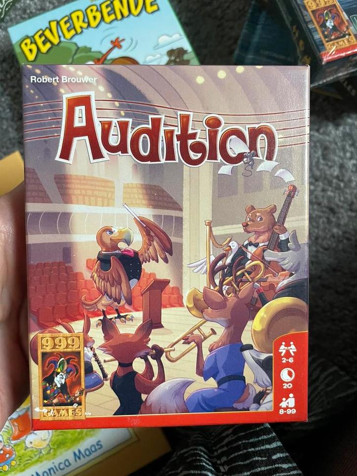 Audition, Hobby en Vrije tijd, Gezelschapsspellen | Kaartspellen, Zo goed als nieuw, Ophalen of Verzenden