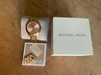 Michael Kors Rosé Gold Horloge MK3493, Overige merken, Goud, Gebruikt, Ophalen of Verzenden