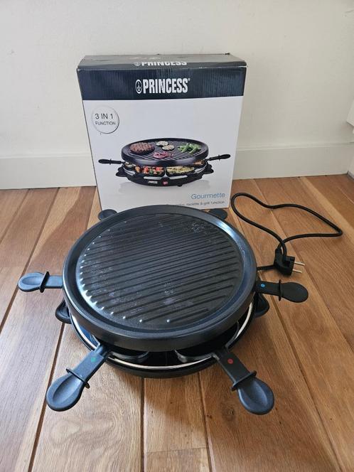 Princess Gourmetstel 3 in 1, Witgoed en Apparatuur, Gourmetstellen, Gebruikt, 4 t/m 7 personen, Ophalen