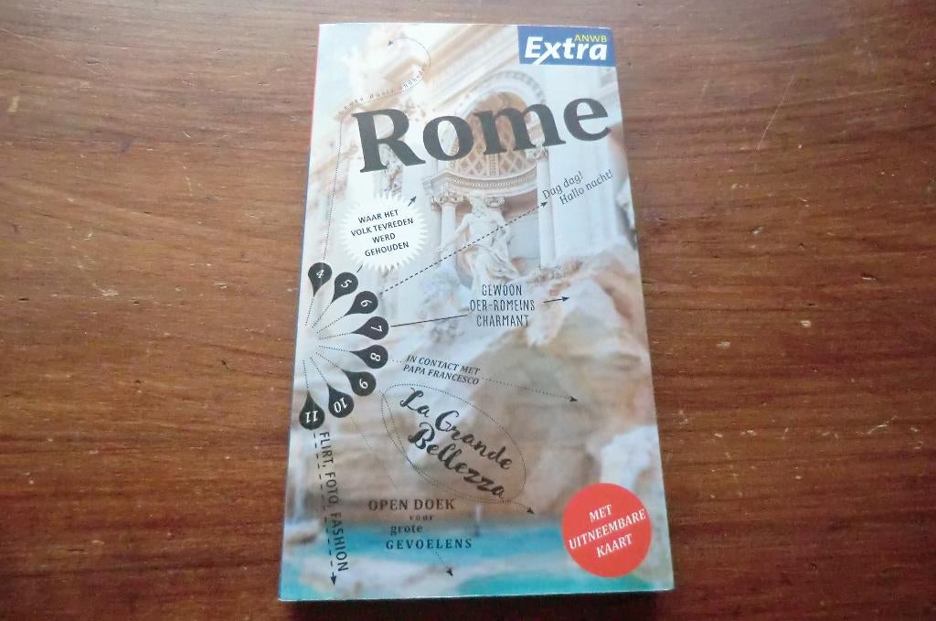 reisgids - Rome - anwb extra (2022), Europa, Ophalen of Verzenden, Zo goed als nieuw, Reisgids of -boek