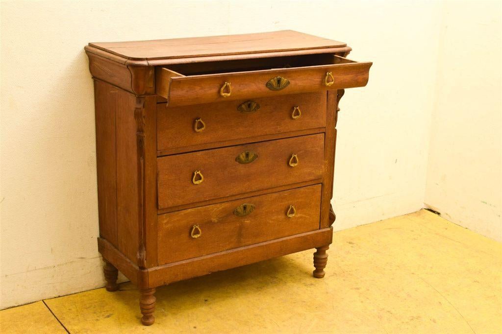 Houten Ladekast/Commode 50934, Gebruikt, 3 of 4 laden, Minder dan 100 cm, 25 tot 50 cm