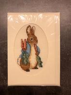 Beatrix Potter Peter Rabbit With Carrot Kaart  Schilderijtje, Ophalen of Verzenden, Nieuw, Dier