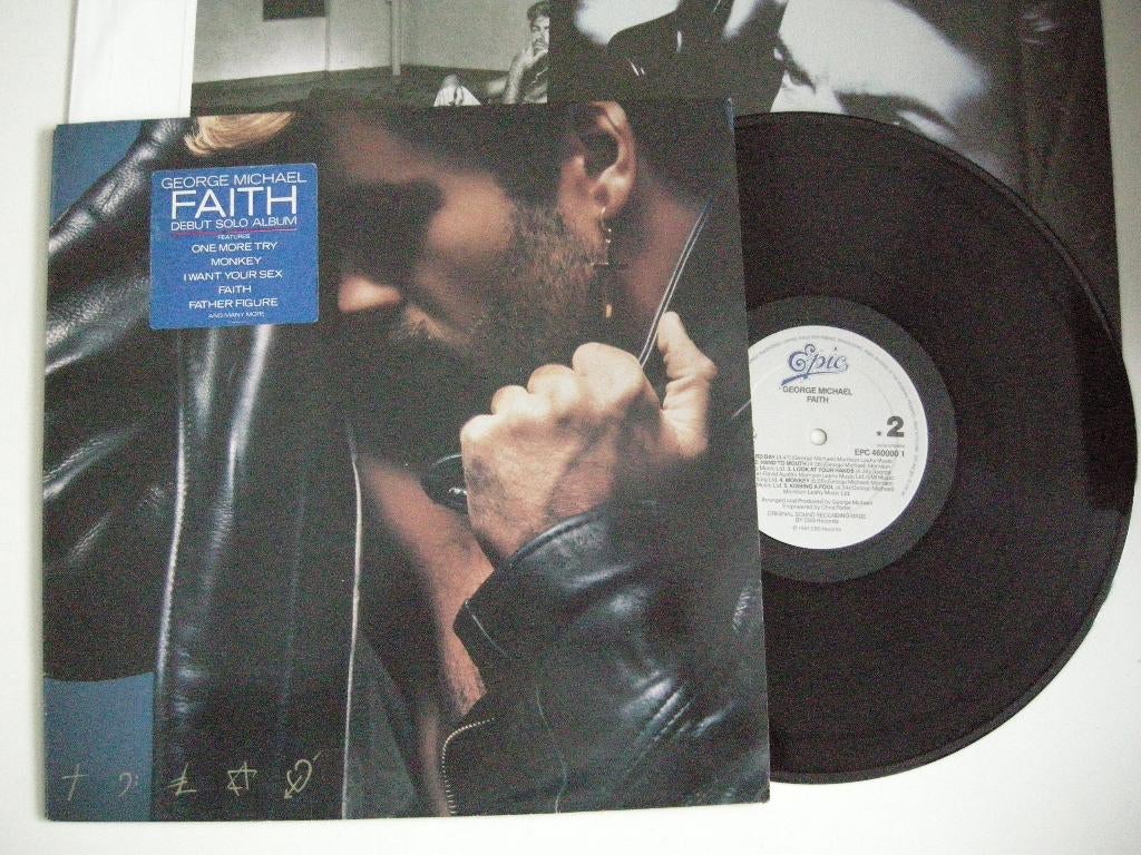 George Michael Faith - LP vinyl zgan, Cd's en Dvd's, Vinyl | Pop, Ophalen, 1980 - 1989, Zo goed als nieuw, 12 inch