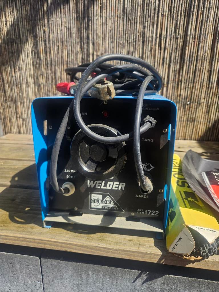 Sebora Welder 1722 - Complete Las Set voor Hobbyist, Ophalen, Gebruikt, Minder dan 150 ampère, Elektroden