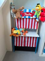 Houten Speelgoedwinkel & Theater met Gordijnen, Kinderen en Baby's, Speelgoed | Houten speelgoed, Ophalen, Gebruikt, Meubelstuk of Keukentje