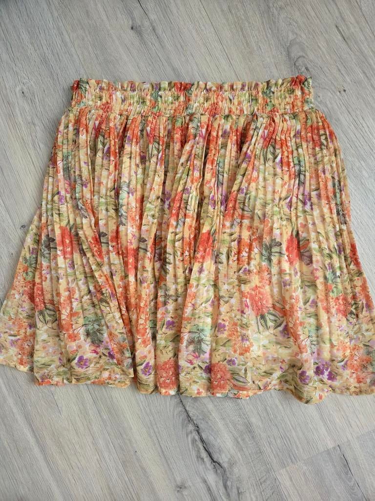 Amisu rok met bloemenprint, Overige kleuren, Ophalen of Verzenden, Zo goed als nieuw, Maat 36 (S)