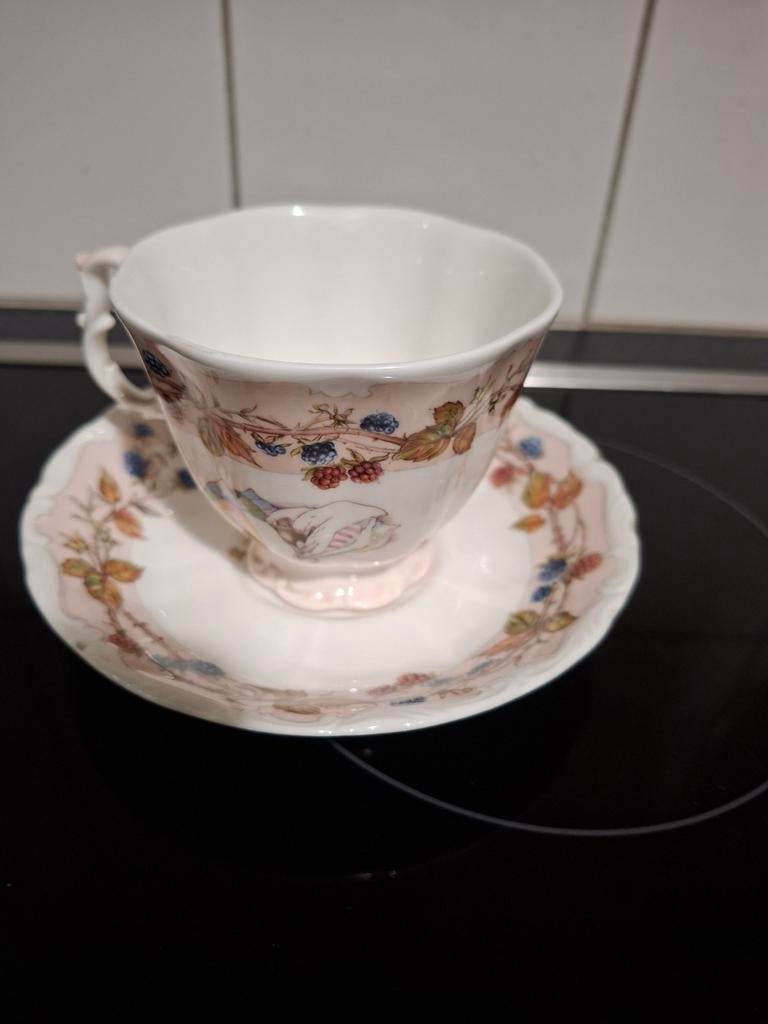 Kop en schotel, Ophalen of Verzenden, Zo goed als nieuw, Porselein, Kop en/of schotel