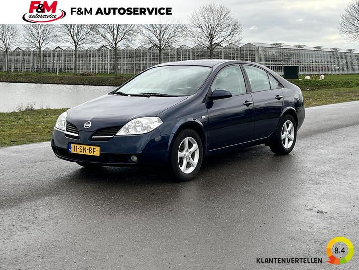 Nissan Primera 2.0 Business Edition Clima, camera, trekhaak, Auto's, Nissan, Bedrijf, Te koop, Primera, ABS, Achteruitrijcamera