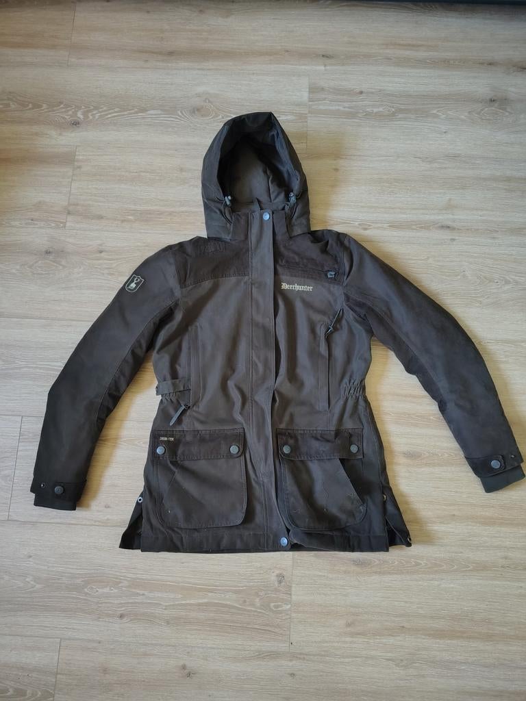Deerhunter Women's Eagle Winter Jacket, maat 40, Kleding | Dames, Jassen | Winter, Ophalen of Verzenden, Zo goed als nieuw, Zwart