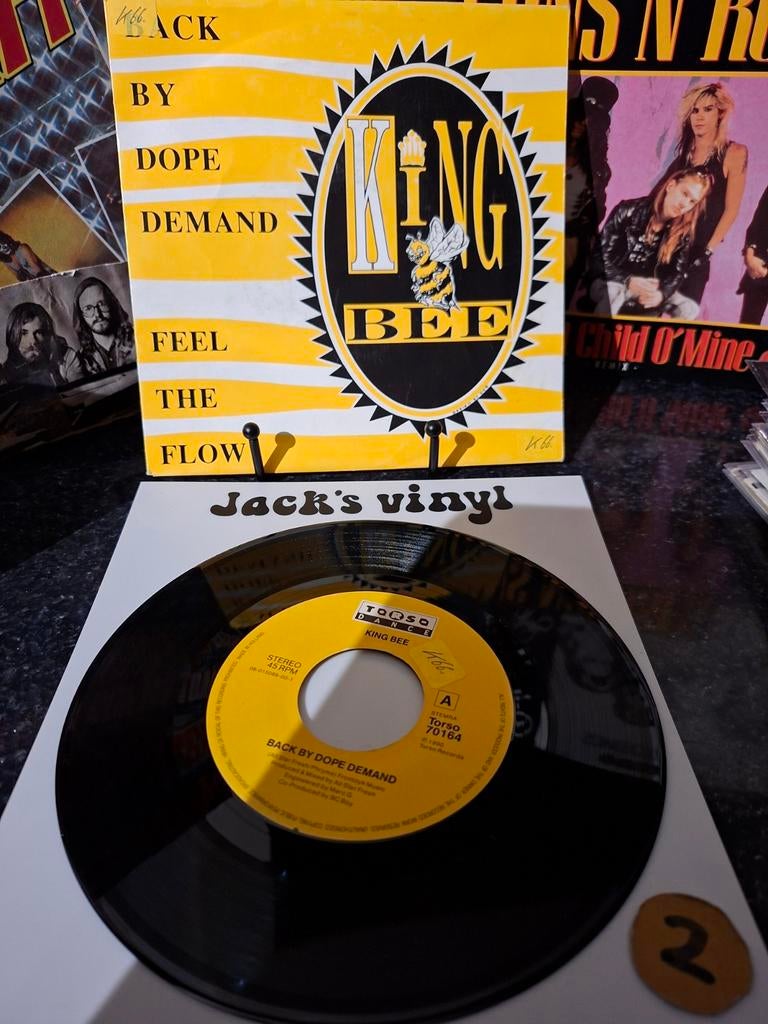 King Bee - Back By Dope Demand 7" Vinyl Single 1990/2, Ophalen of Verzenden, Gebruikt