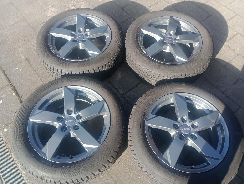 Winterbanden met aluminium velgen, Auto-onderdelen, Banden en Velgen, Ophalen, Banden en Velgen, 17 inch, Winterbanden