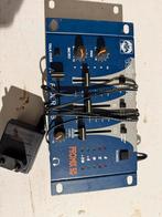 Velleman Promix 50 DJ Mixer - Klein Paneeltje, Ophalen of Verzenden, Gebruikt, Minder dan 5 kanalen, Microfooningang