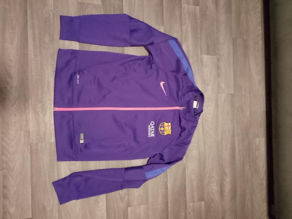 FC Barcelona sweatshirt maat M, Ophalen of Verzenden, Zo goed als nieuw, Blauw, Voetbal