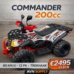 Commander 200cc Quad – 12 PK – Trekhaak – 80 km/u - Nieuw!, Motoren, Quads en Trikes, AVN SUPPLY, Info@avnsupply.nl, 200 cc, Sluisweg 2c, Hardinxveld Giessendam