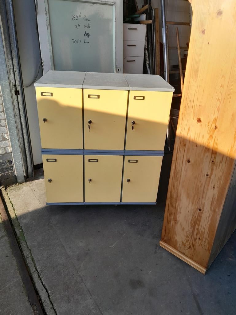 6 deurs lockerkast, Huis en Inrichting, Kasten | Lockerkasten, Ophalen, Gebruikt