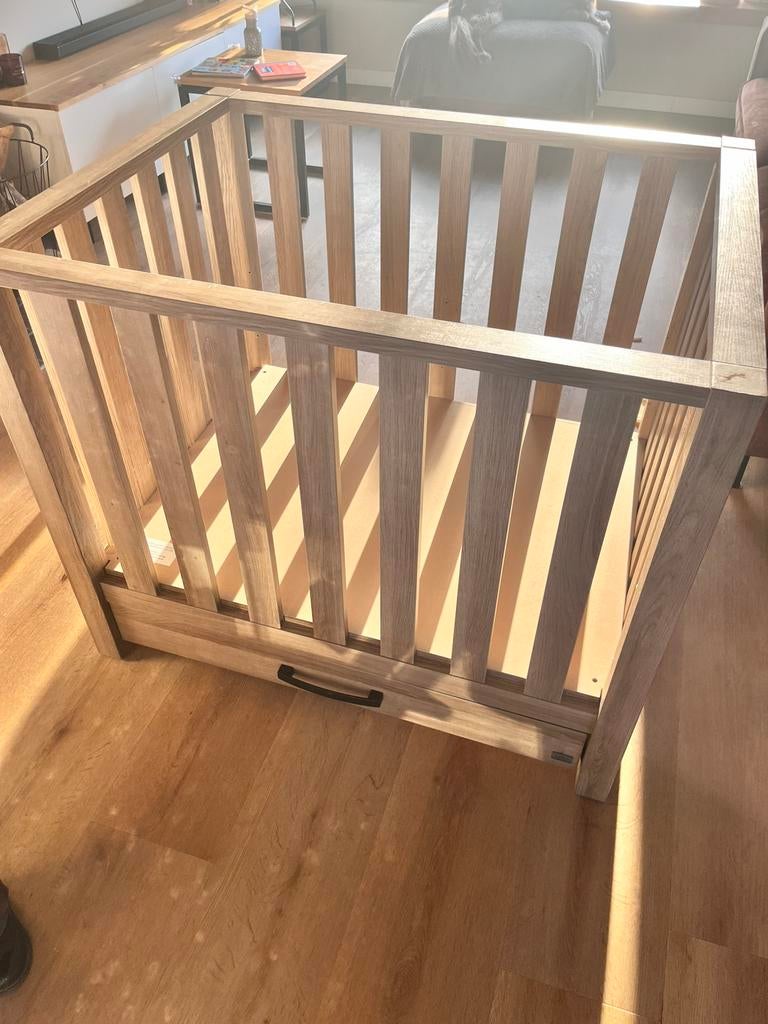 TWF box Jasper bruin met lade, Kinderen en Baby's, Boxen, Ophalen, Gebruikt, Rechthoekig, In hoogte verstelbaar