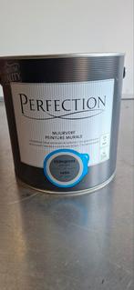 Perfection Muurverf Zijdeglans Grijs 2.5L - Kwaliteitsverf, Doe-het-zelf en Verbouw, Verf, Beits en Lak, Nieuw, Ophalen of Verzenden