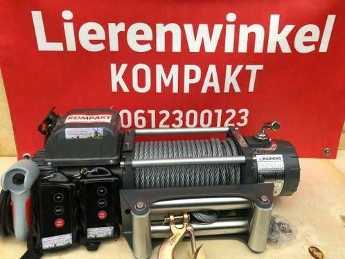 Elektrische lier 12 V 5,9 ton KOMPAKT oprijwagen draadloos, Ophalen of Verzenden, Nieuw