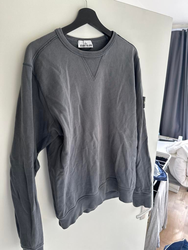 Mooie Stone Island sweater maat l., Ophalen of Verzenden, Gedragen, Maat 52/54 (L), Grijs