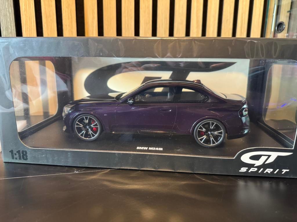 GT Spirit BMW M240i Paars GT504 1/999 Nieuw, Hobby en Vrije tijd, Modelauto's | 1:18, Ophalen of Verzenden, Nieuw, Auto, Overige merken