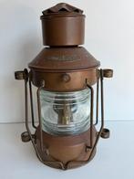 Olielamp / Scheepslantaarn Ankerlicht messing/koper 33 cm, Ophalen of Verzenden, Gebruikt, Overige typen