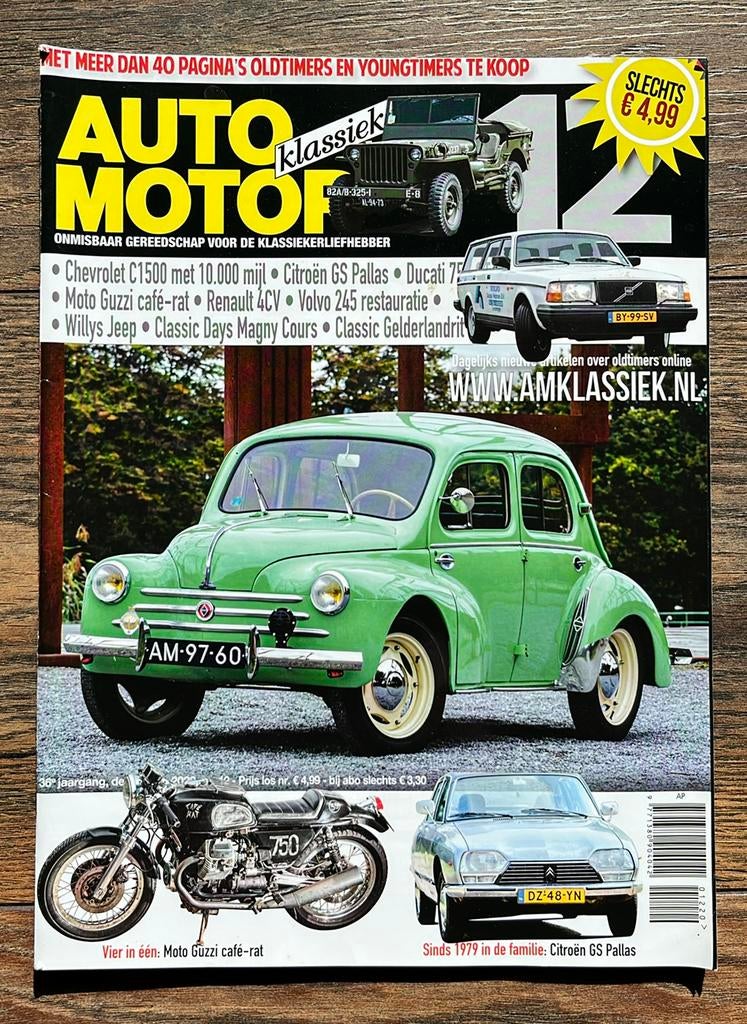 AMK: Renault 4CV, Citroen GS, Volvo 245, Jeep, Ophalen of Verzenden, Zo goed als nieuw, Algemeen