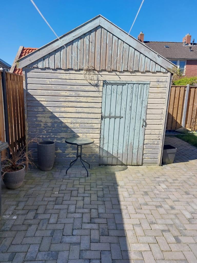 Gratis schuurtje 3x3 meter - zelf demonteren, Ophalen