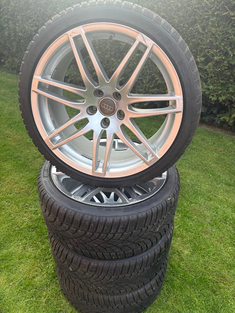 Originele Audi RS4 B7 Velgen met Winterbanden, Auto-onderdelen, 19 inch, Gebruikt, 255 mm, Banden en Velgen