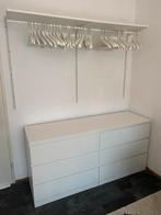 IKEA Malm Ladekast met 6 lades, wit, 160x78, Huis en Inrichting, Kasten | Ladekasten, 5 laden of meer, 150 tot 200 cm, Ophalen of Verzenden