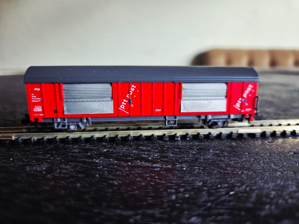 Roco 25165 PTT Postwagon NS N-spoor, Gelijkstroom of Wisselstroom, Wagon, Ophalen of Verzenden, Zo goed als nieuw