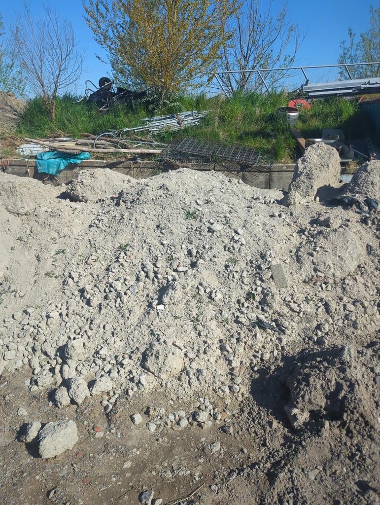 GRATIS Verharding, half verharding, korrel, Ophalen of Verzenden, Nieuw