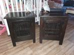 2 nachtkastjes, Huis en Inrichting, Slaapkamer | Nachtkastjes, Ophalen, Gebruikt, Minder dan 45 cm