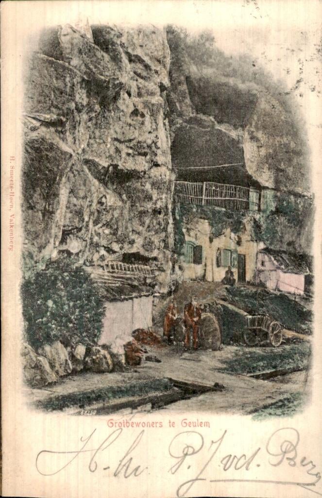 Geulem - Grotbewoners - Grotwoning, Verzamelen, Ophalen of Verzenden, Voor 1920, Gelopen, Limburg
