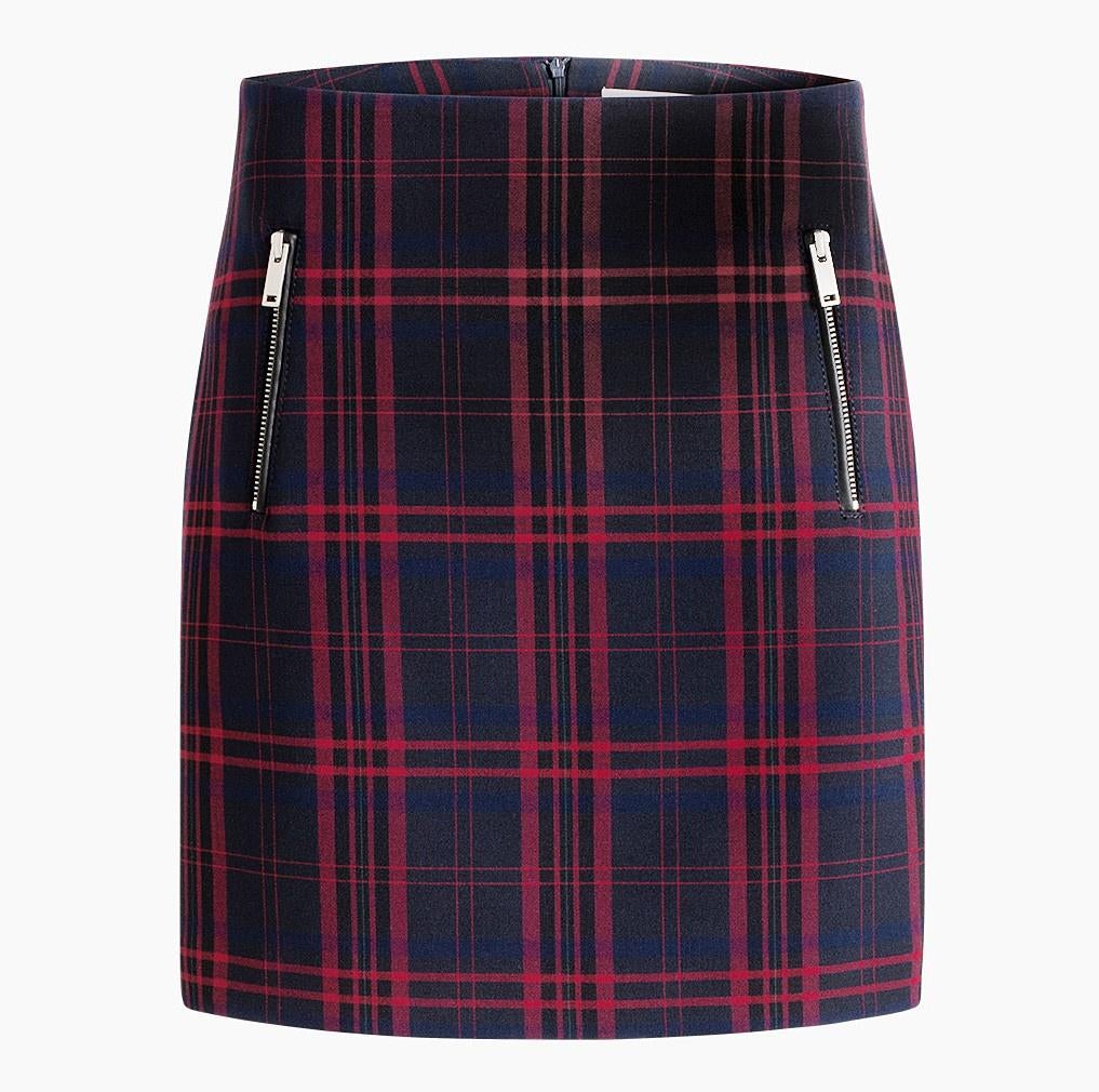 Esprit schotse ruit rok minirok tartan ruitmotief blauw 36 S, Blauw, Nieuw, Ophalen of Verzenden, Maat 36 (S)