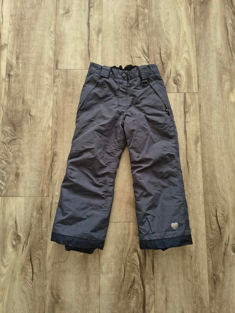 Mooie donker grijze skibroek, buitenspeelbroek, maat 110/116, Kinderen en Baby's, Kinderkleding | Maat 110, Broek, Ophalen of Verzenden
