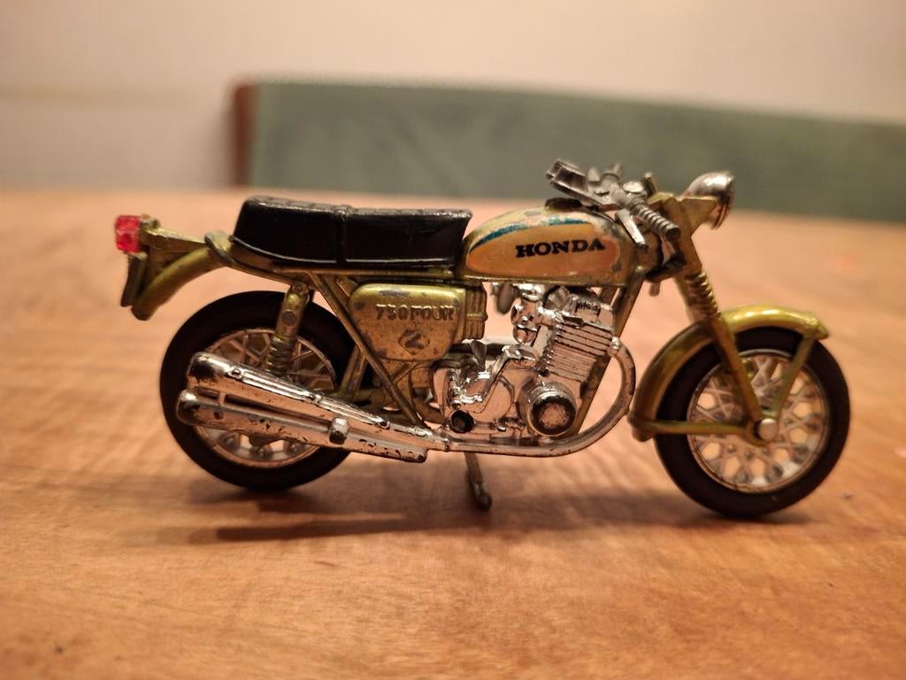 Vintage Honda CB750 Four modelmotorfiets, Overige merken, Gebruikt, 1:50 of kleiner, Overige typen