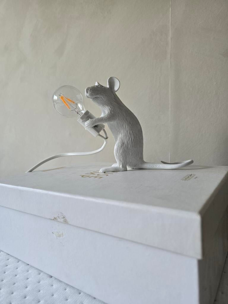 Seletti Mouse Lamp - Zittend - Zo goed als nieuw, Ophalen of Verzenden, Zo goed als nieuw