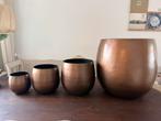 Pot Stijn Goud –handgemaakte metalen potten-Eenmalige actie!, 25 tot 40 cm, Rond, Ophalen of Verzenden, Metaal