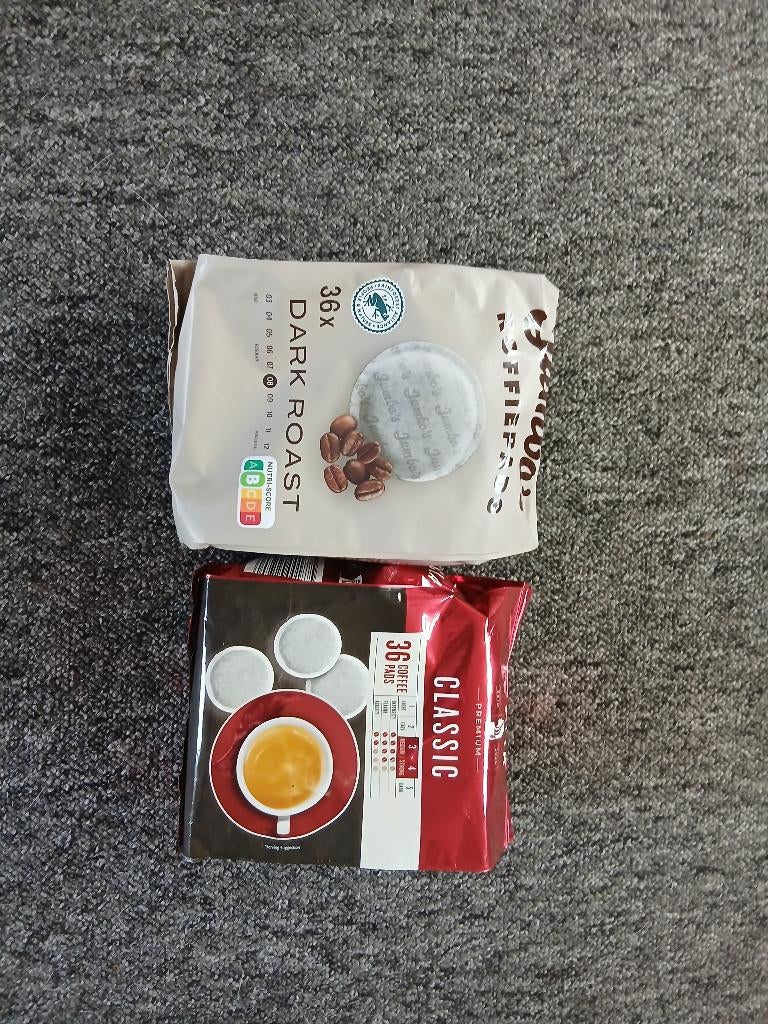 Twee pakken coffeepads nieuw!, Diversen, Ophalen of Verzenden