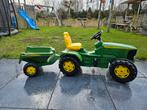Speelgoed tractor met aanhanger - John Deere, Ophalen, Gebruikt