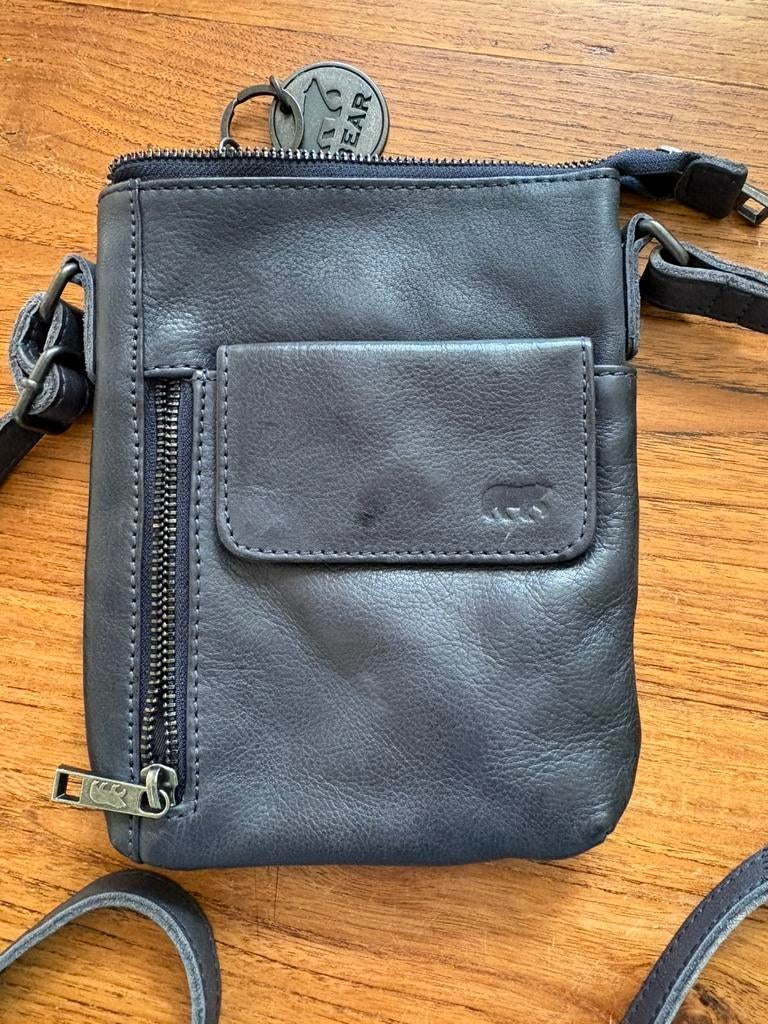 Telefoontasje Bear Design beige, Ophalen of Verzenden, Zo goed als nieuw, Blauw, Overige merken