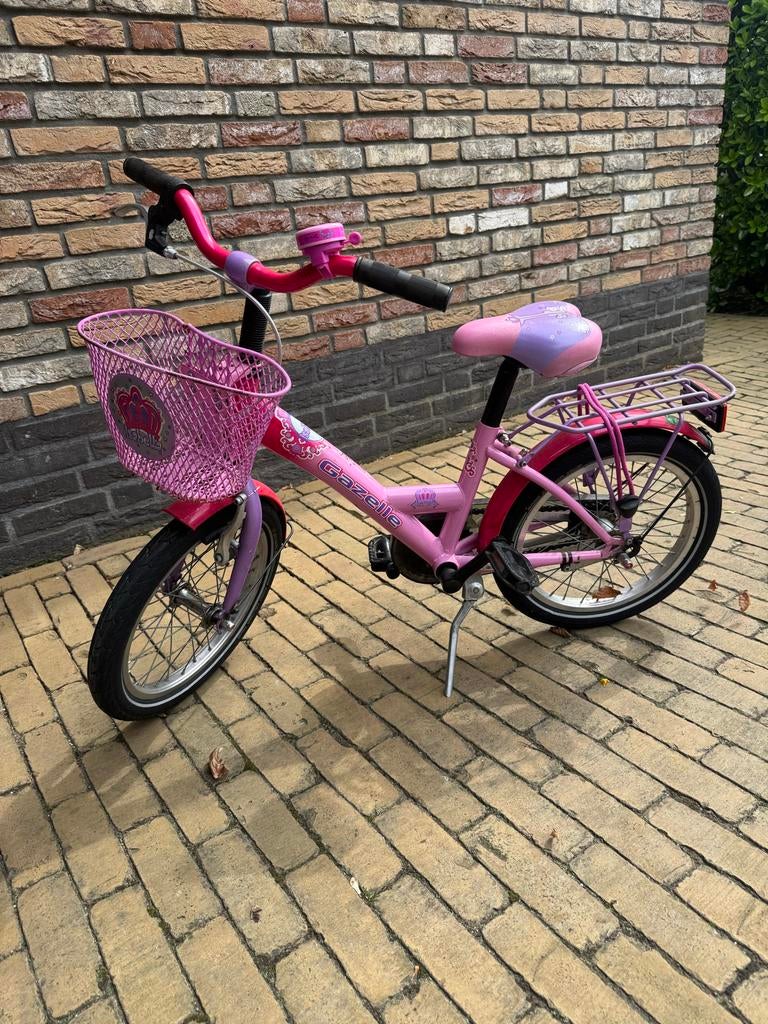 Gazelle meisjesfiets 16 inch, Fietsen en Brommers, Fietsen | Meisjes, Ophalen of Verzenden, Gebruikt, 16 inch