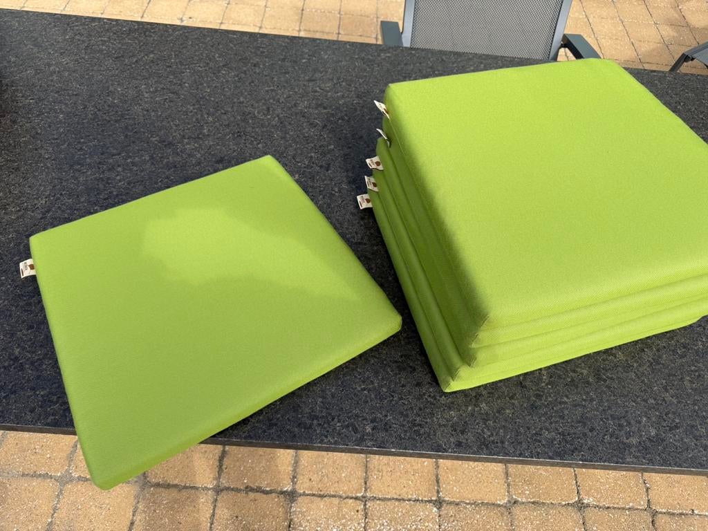 Tuinstoel kussens 6x, Tuin en Terras, Ophalen of Verzenden, Zo goed als nieuw