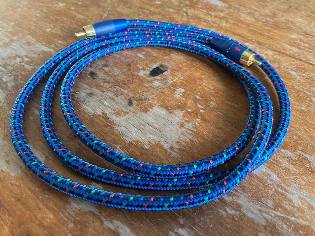 AudioQuest VDM-1 Digital Coax RCA 1,5 meter 75Ohm, Audio, Tv en Foto, Audiokabels en Televisiekabels, Ophalen of Verzenden, Zo goed als nieuw