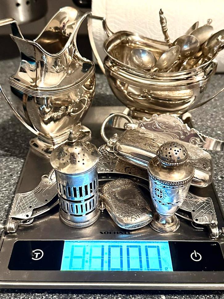 1 Kilo 1e gehalte zilver oa 18e eeuwse  beugel, Antiek en Kunst, Antiek | Goud en Zilver, Zilver, Ophalen of Verzenden