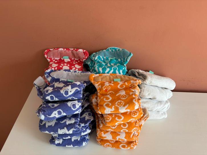 Wasbare luiers totsbots maat 1, Kinderen en Baby's, Babykleding | Overige, Gebruikt, Jongetje of Meisje, Ophalen