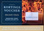 Kortingsbon (voucher) voor sauna's BeWellness t/m 11-5-2026, Tickets en Kaartjes, Kortingen en Cadeaubonnen, Twee personen, Kortingsbon
