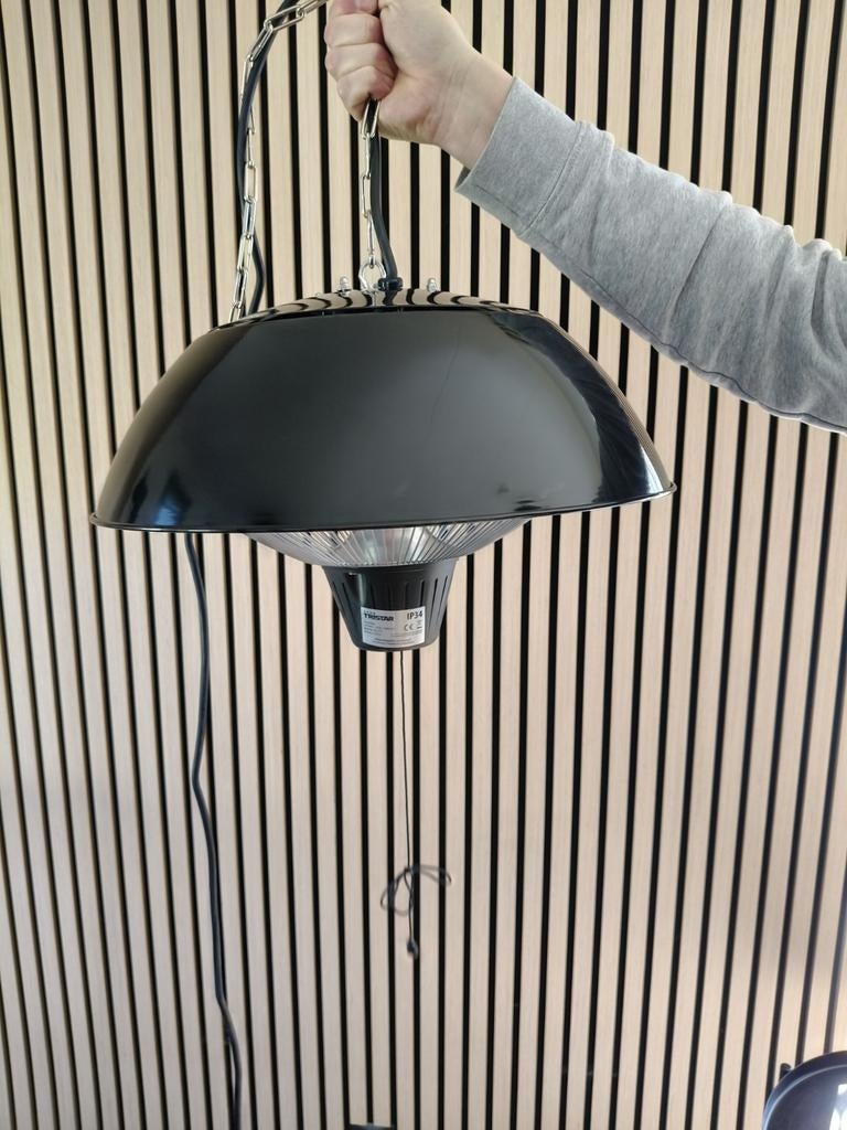 Tristar Warmtelamp - Ideaal voor Kamperen en Terras, Tuin en Terras, Plafond, Zo goed als nieuw, Waterbestendig, Ophalen