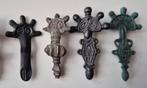 4 Merovingische fibulas bodemvondst brons, Ophalen of Verzenden, Brons