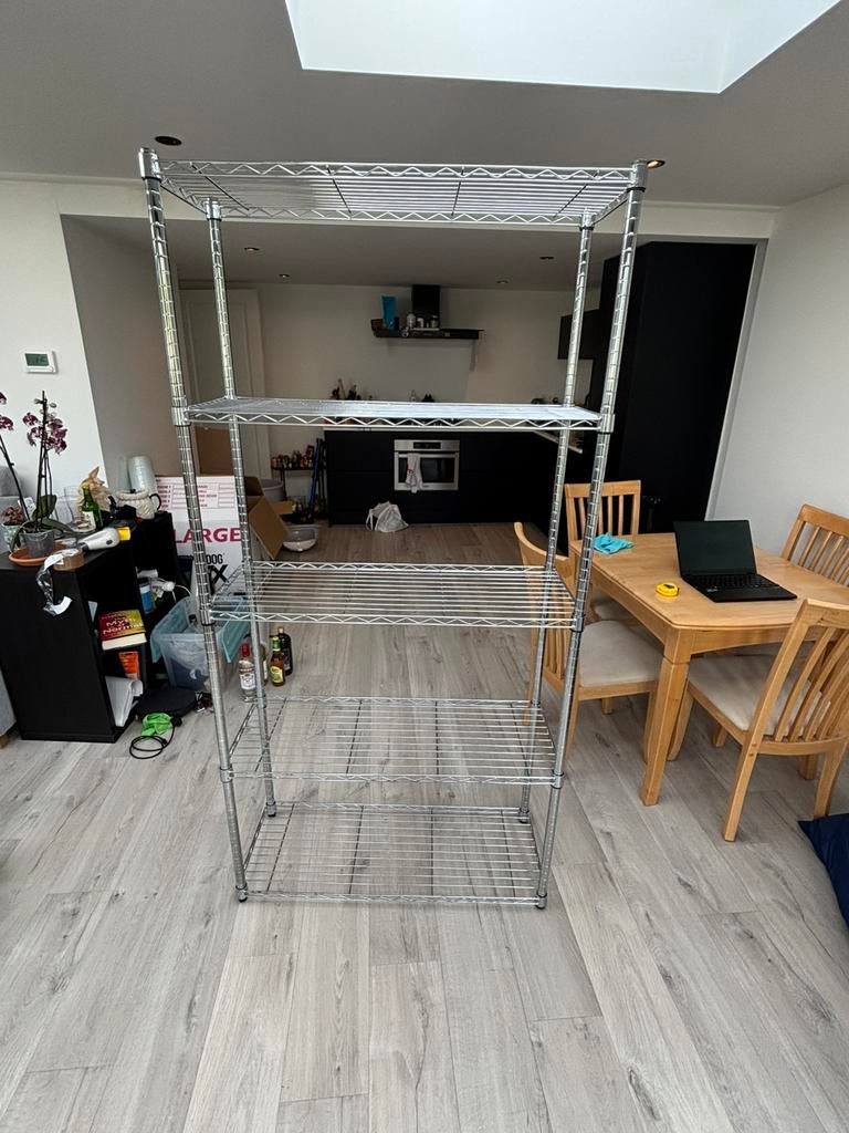 Metal storage rack, Huis en Inrichting, Kasten | Stellingkasten, Ophalen of Verzenden, Zo goed als nieuw